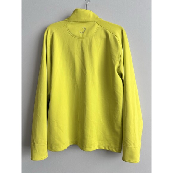 Zero Restriction Performance Tech Pullower Golf Sport Athletic M Man Yellow - Picture 5 of 5